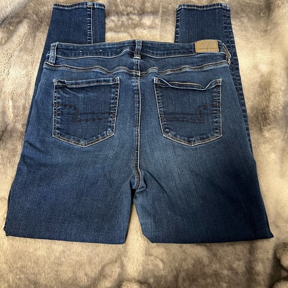 American Eagle Next Level Stretch Super High Rise Jegging Size 14 - Picture 2 of 4